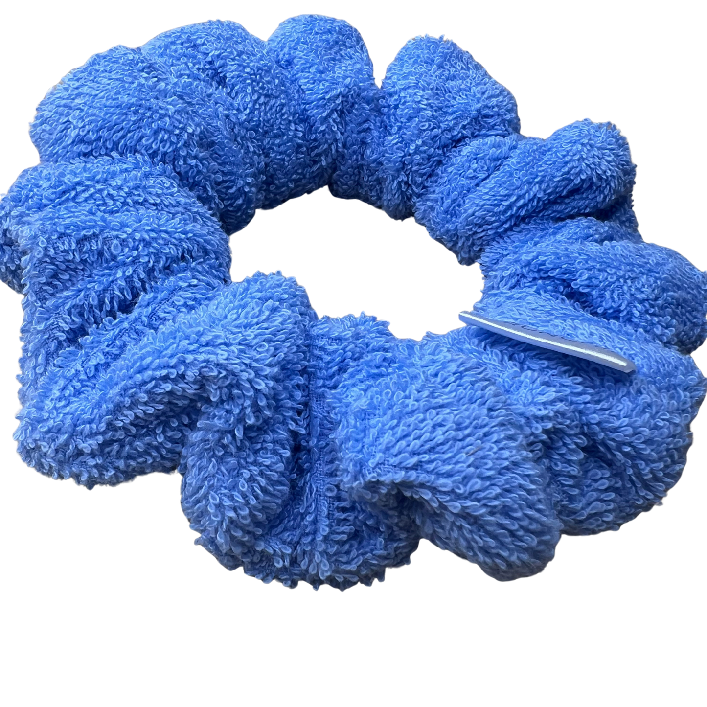Blue Towel Scrunchie
