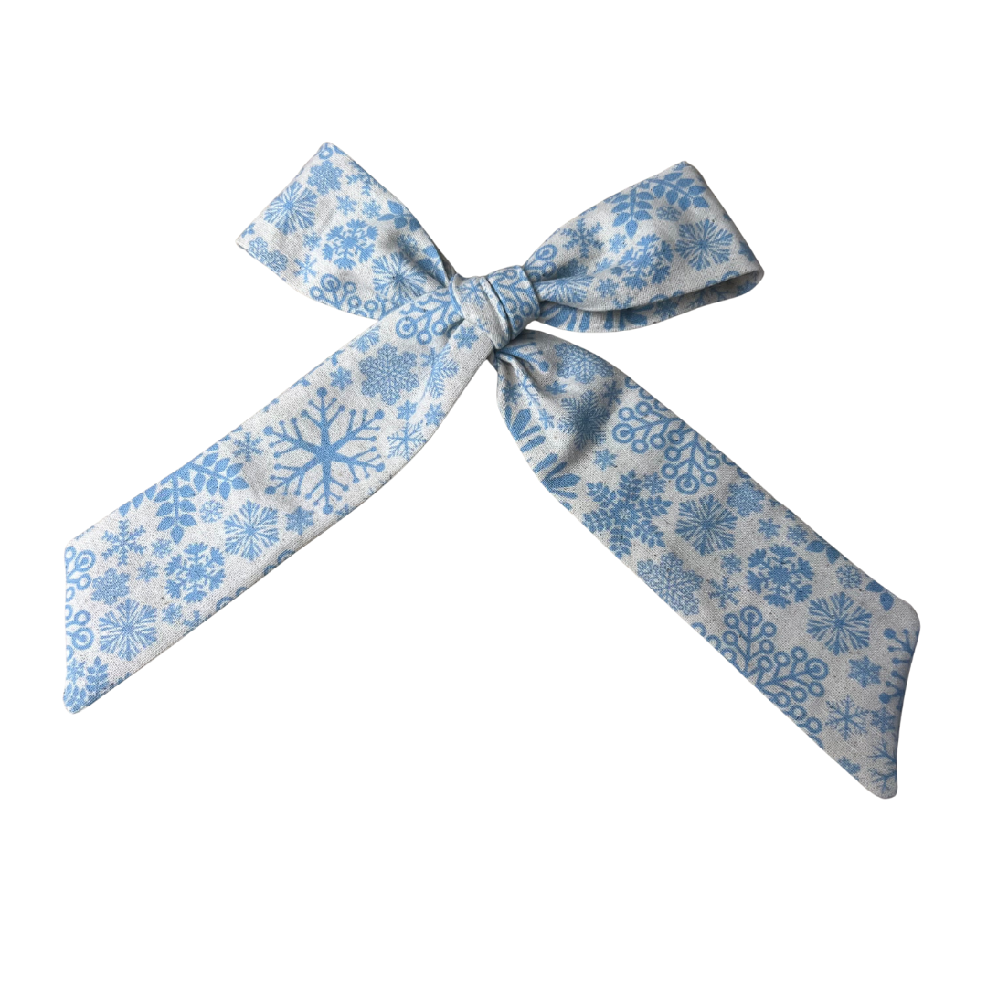 Snowflake Hair Bow