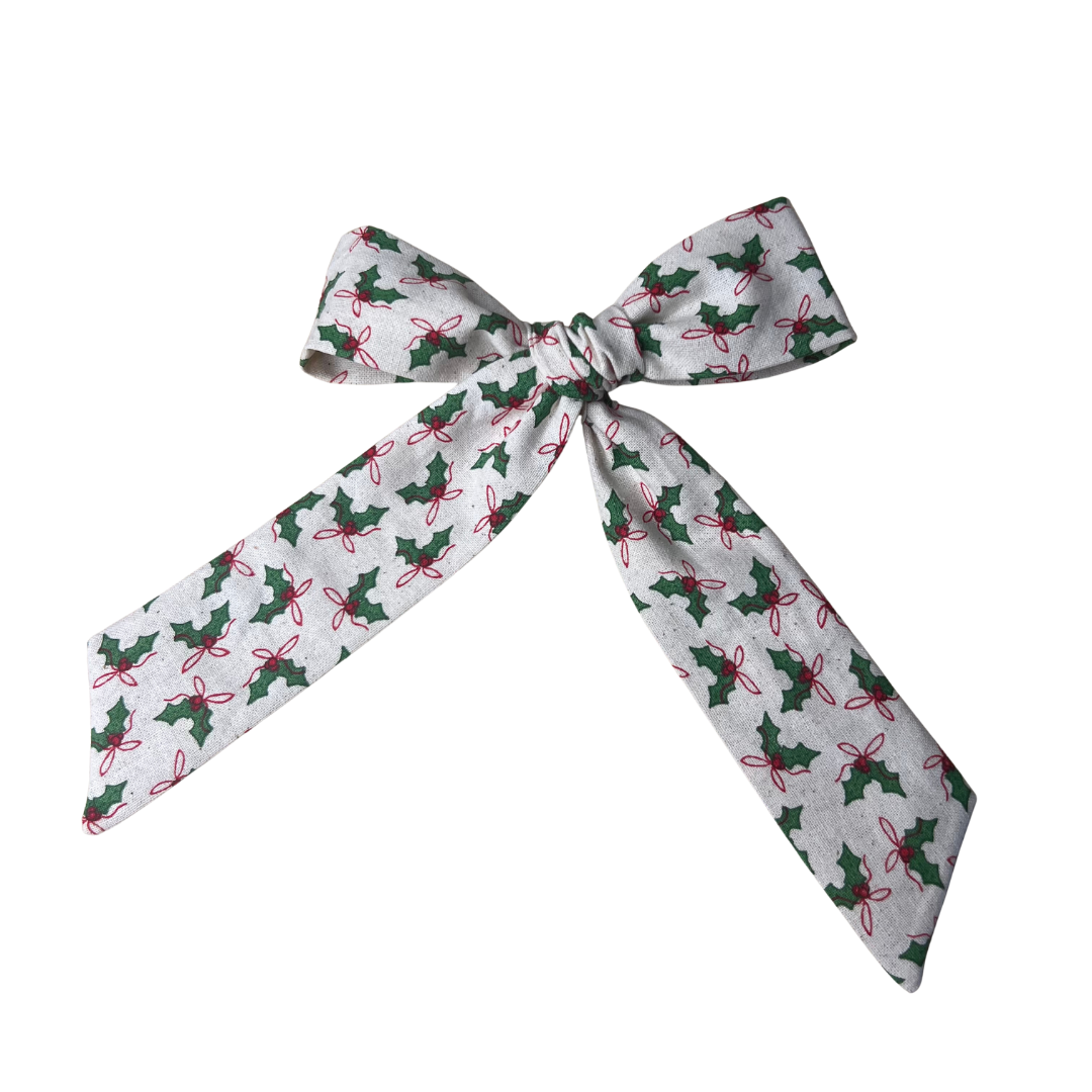 Holly Hair Bow